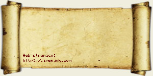 Anica Smiljković vizit kartica